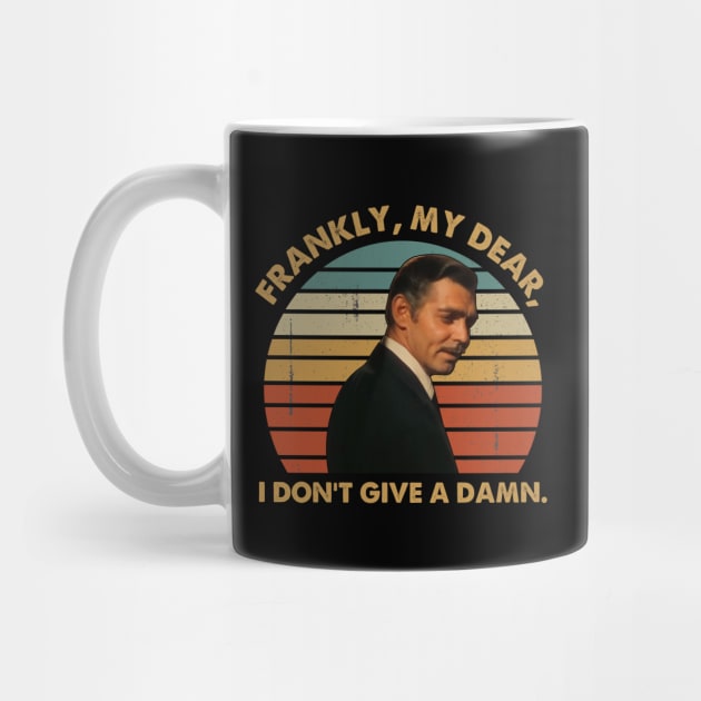 Rhett Butler Frankly My Dear I Don't Give A Damn Vintage by Hoang Bich